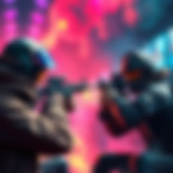 Players in a hero shooter game face off against dominant sniper characters in an unbalanced match