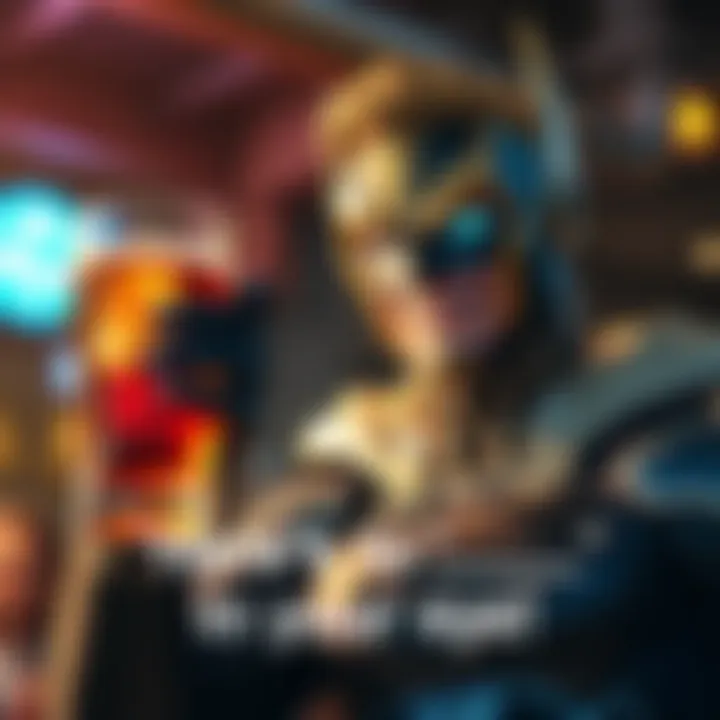 A superhero raises a glass, ready to toast with a grin, embodying the phrase 'Here's to your eye!'