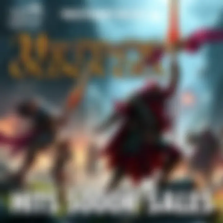 A vibrant scene showing characters from Heroes of Might and Magic: Olden Era in a fantasy setting, highlighting the game's excitement and adventure.
