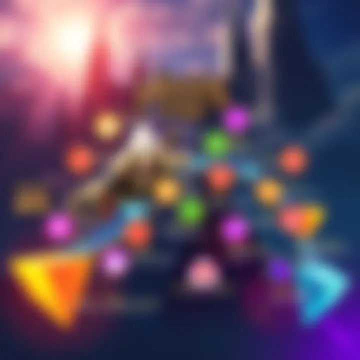 Heroes of Might and Magic 2025/26 Roadmap A colorful roadmap showcasing various events and releases for Heroes of Might and Magic 2025/26, including community gatherings and concerts.