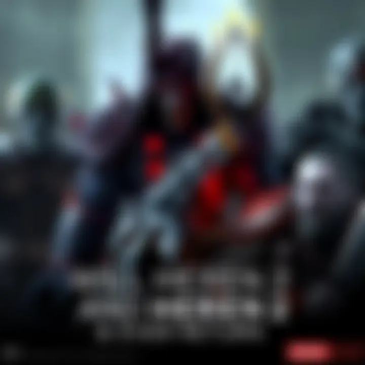 An artistic representation of characters from Hexen 2 and Heretic 2 in a fantasy setting