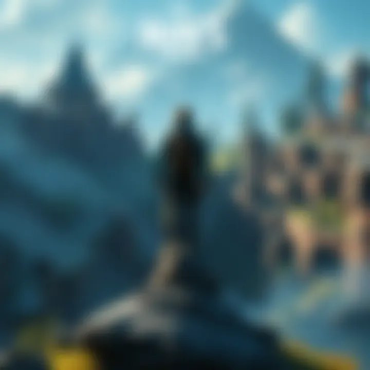 A gamer stands at the edge of a hidden area below the map in Hero's Pass, ready to explore new terrain.