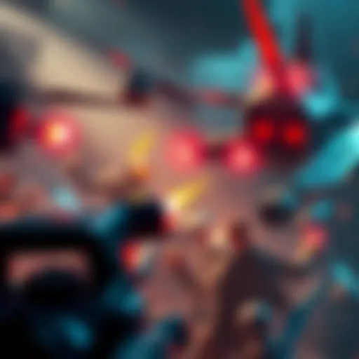 A captivating scene from the video game Drone Tactics showcasing strategic gameplay and unique graphics.