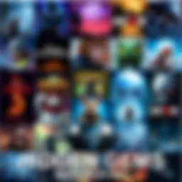 Hidden Gems in Gaming A collage of various overlooked video game covers including Ni No Kuni and Huntdown, showcasing vibrant art styles that attract attention.