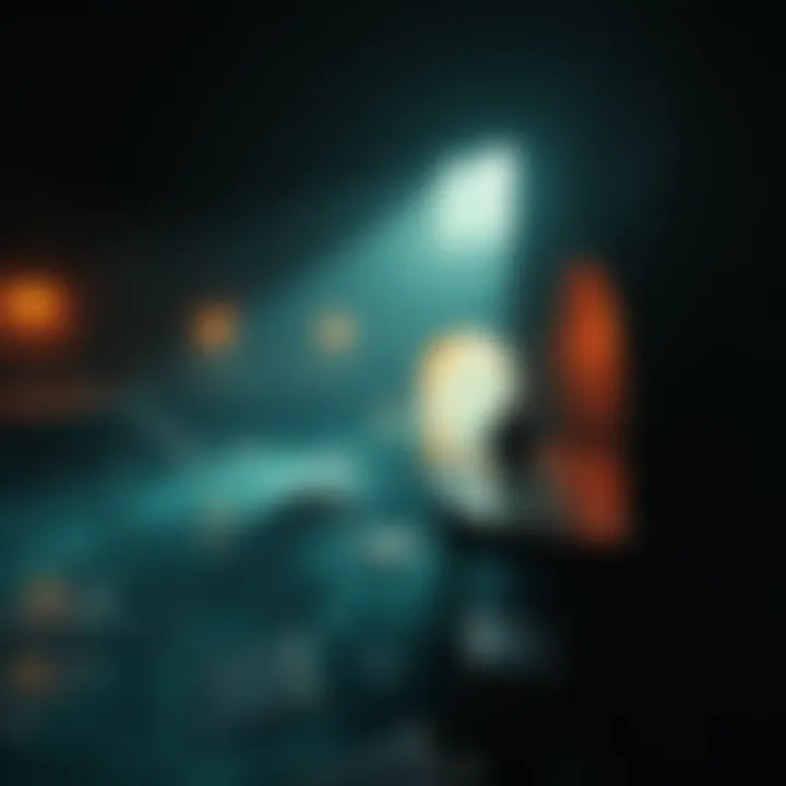 A player exploring a dimly lit room filled with water and platforms in Metro 2033 or Last Light.