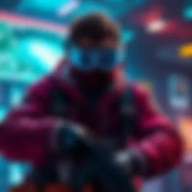 Hidden Voice Lines in Video Games Character engaging with hidden voice lines in a gaming environment, showcasing maps and gameplay elements.