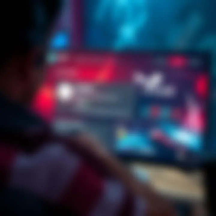 A gamer adjusting privacy settings on a computer screen showing the Steam interface.