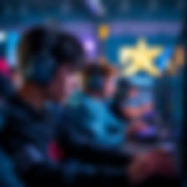 A tense gaming scene showing players focused on their screens, representing the competitive nature of recent matches in The Finals.