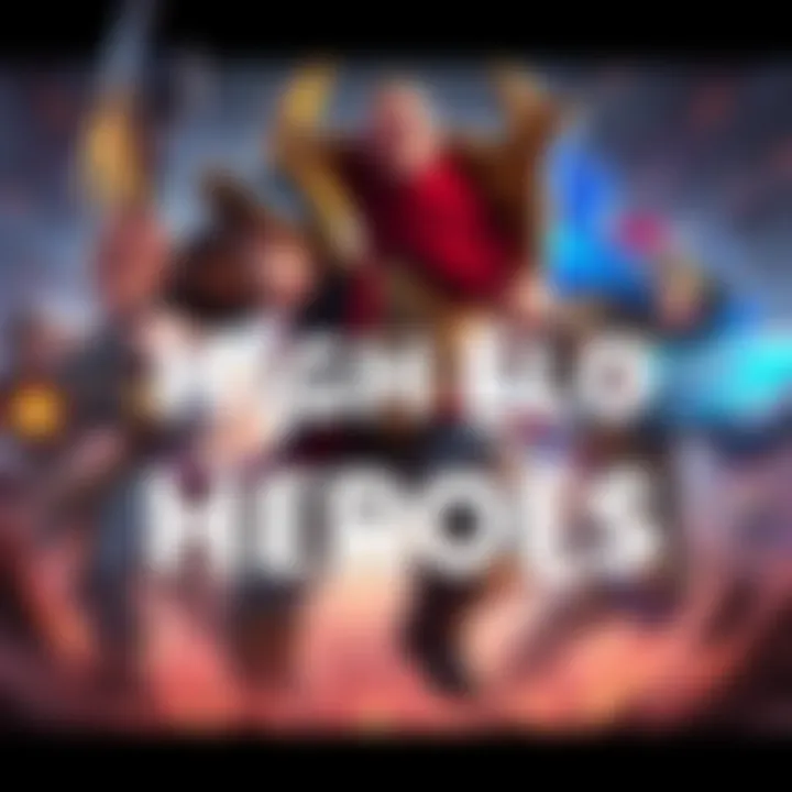 High Elo Heroes A group of strong video game characters ready for battle, representing the toughest heroes in competitive gameplay.