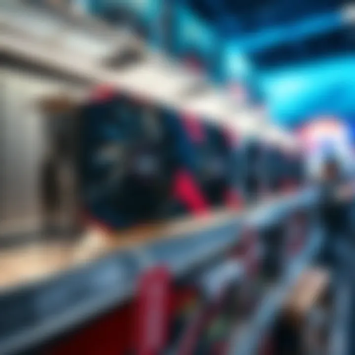 A close-up view of a 2060 graphics card on a store shelf, showing its price tag and specifications.