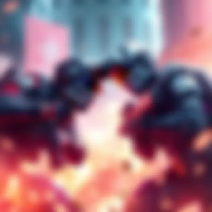 Two high-rank players using the Shak-50 in an intense match, showcasing their skills and strategies.