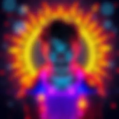 A person surrounded by a glowing aura, indicating their high social influence and standing in 2025.