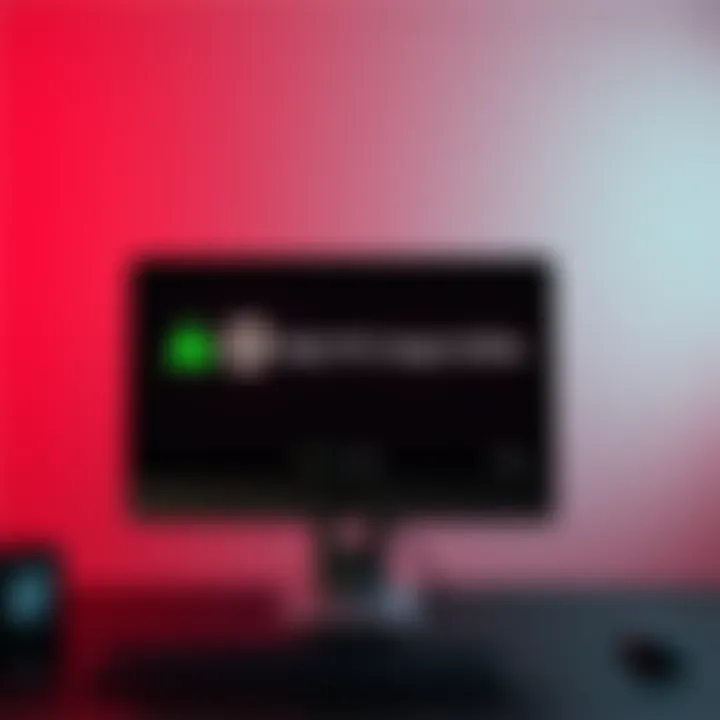 A computer screen showing a high CPU usage warning with a graphic of a gear icon.