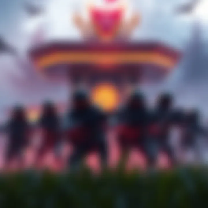 A group of skilled gamers focusing on eliminating opponents instead of looting at a Points of Interest, showcasing their strategy in a competitive game environment.