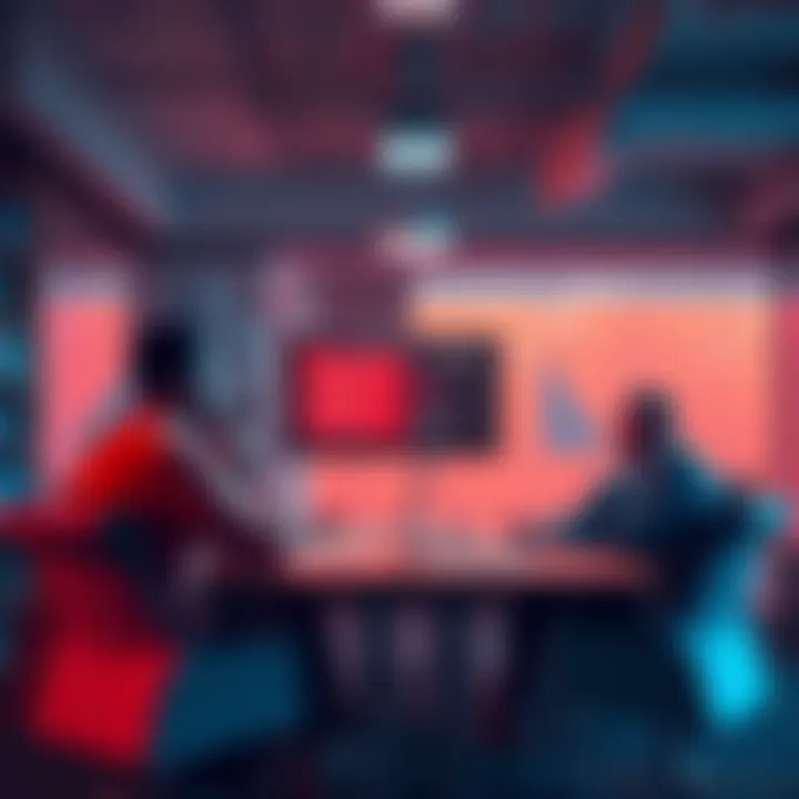 Highguard development team discussing challenges in a meeting room, highlighting tension and disappointment