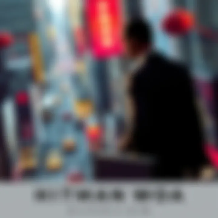 A character in a suit with a briefcase observing a busy city scene, symbolizing stealth and strategy in Hitman WoA.