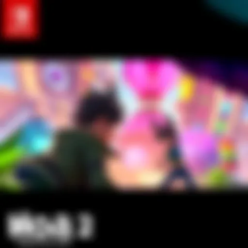 A screenshot from the Hoa 2 trailer showing colorful visuals and gameplay elements featuring the main character in a vibrant world.