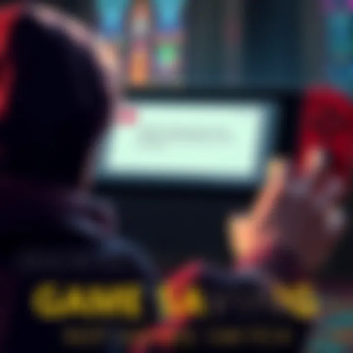 Hogwarts Legacy Game Saving Issue A character in a wizarding robe looks frustrated at a game console screen showing an error message about saving progress in Hogwarts Legacy on the Switch