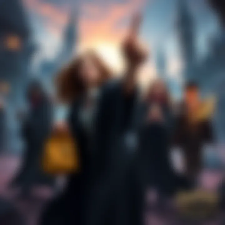 Hogwarts Legacy 2 Concept Art Concept art featuring characters from Hogwarts Legacy 2, showcasing new friendships and quests in a magical setting.