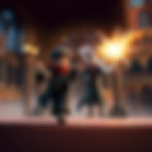 A character casts a spell in a magical environment in Hogwarts Legacy, showcasing vibrant graphics and engaging gameplay mechanics.