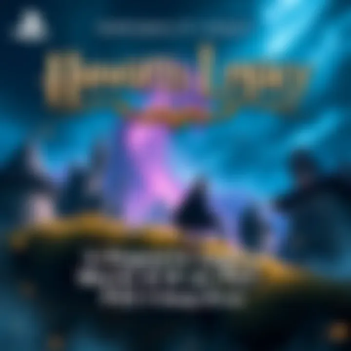 A scene from Hogwarts Legacy showing a character exploring a magical landscape with a wand in hand