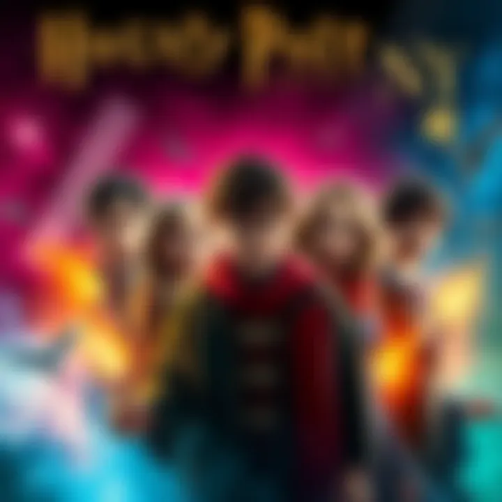 A diverse group of characters from Hogwarts Legacy discussing pronouns in different languages, showcasing inclusivity and representation.