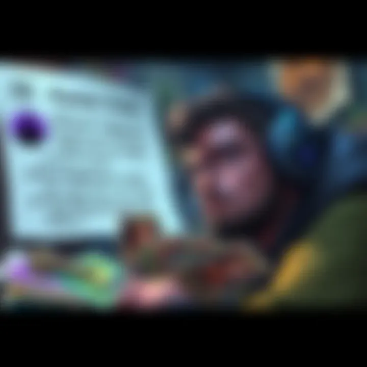 Holding Duplicate Cards A player contemplating whether to keep or reroll duplicate game cards, with a mix of cards in view and a patch note in the background.