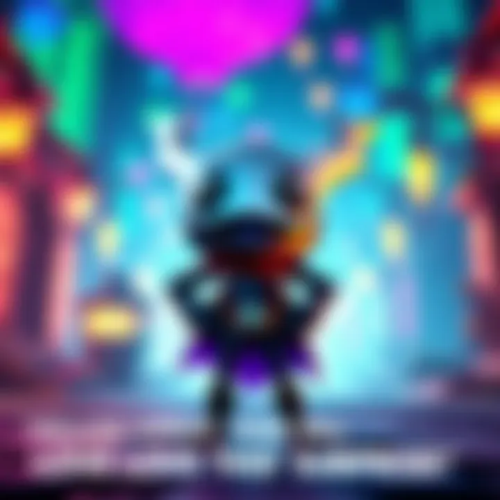 A Hollow Knight character standing in a colorful environment with a joyful expression, hinting at exciting new content for fans.
