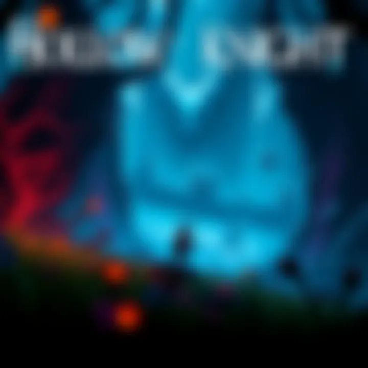 A screenshot showing a character exploring a dark, detailed world filled with unique enemies and obstacles in Hollow Knight.