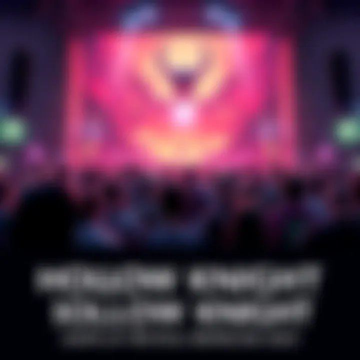 A crowd at Gamescom 2025 watching gameplay of Hollow Knight: Silksong featuring intense boss battles and vibrant graphics.