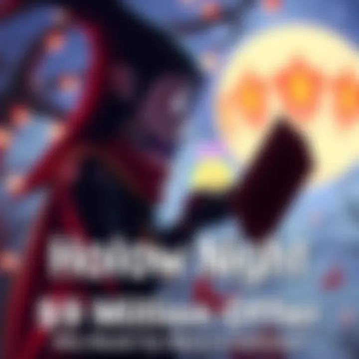 A character from Hollow Night offers a $9 million marriage proposal, set against a whimsical background