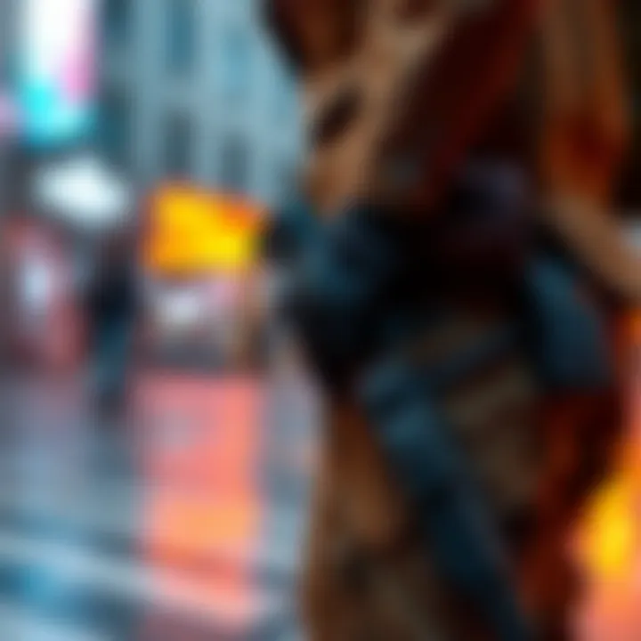 A character holstering a weapon in a game environment, showing focus on stealth and strategy.