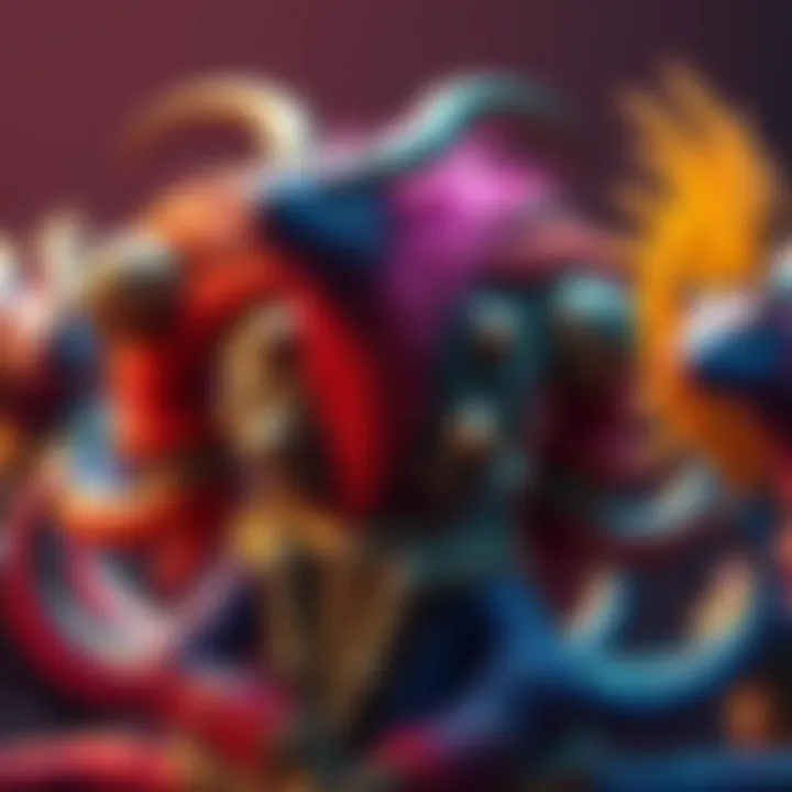 A vibrant display of the new 'Honed' armour on various monsties, showcasing its appealing colors and design ideas from fans.