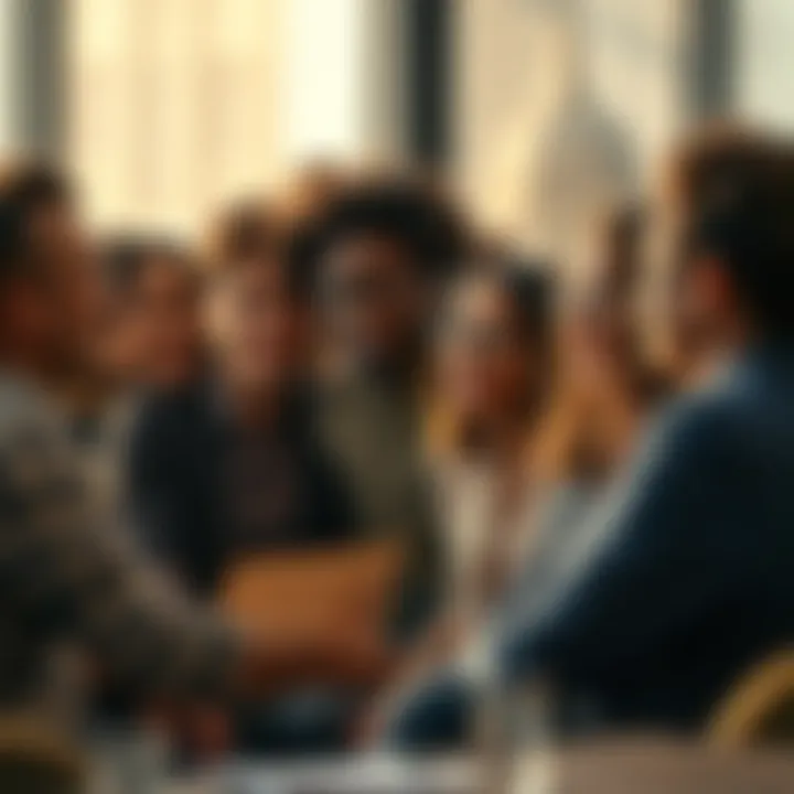 A group of diverse people engaged in an open discussion, sharing honest thoughts with expressions of understanding and agreement.