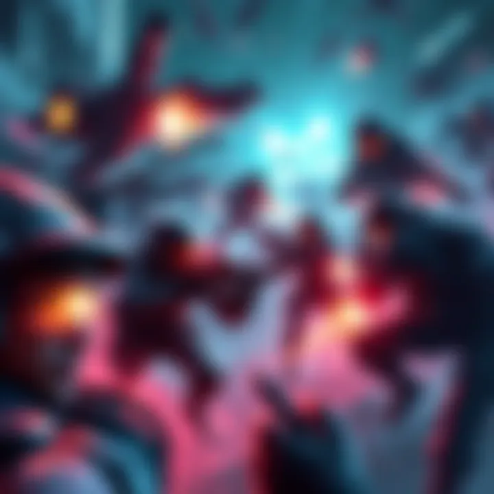 Horde Shooter Games Players fighting off waves of enemies in a horde shooter game