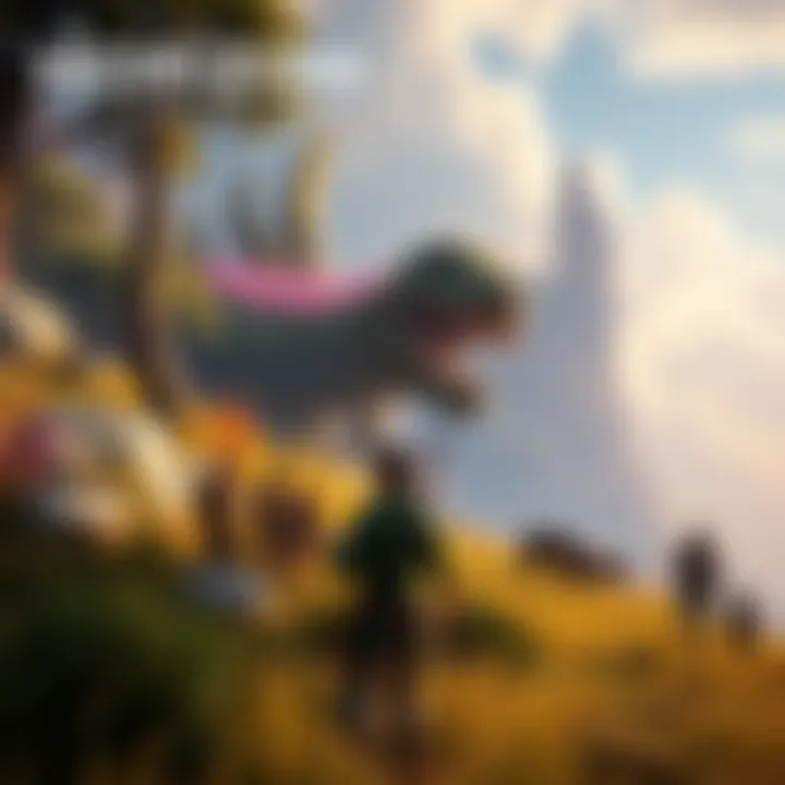 Horizon Forbidden West Gameplay A player exploring the vibrant world of Horizon Forbidden West, surrounded by lush environments and interacting with various NPCs.