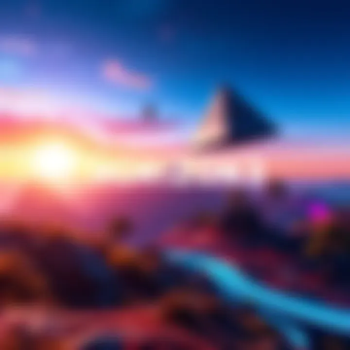 A promotional image hinting at the upcoming Horizon 3 game announcement at the 2025 Game Awards, featuring an exciting and vibrant landscape design with futuristic elements.
