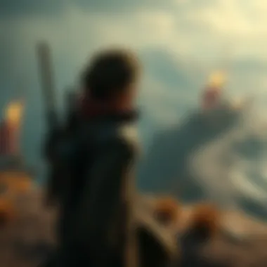 A character from Horizon Forbidden West exploring the Burning Shores landscape, showcasing new locations and lore connections.