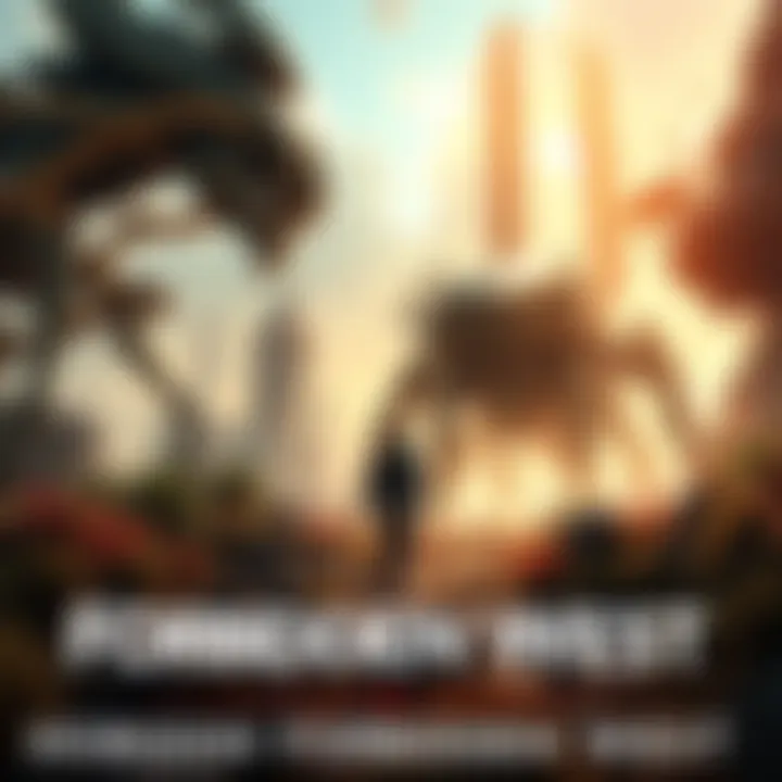 A player character exploring a vibrant post-apocalyptic world filled with robotic creatures and lush environments in Horizon Forbidden West.