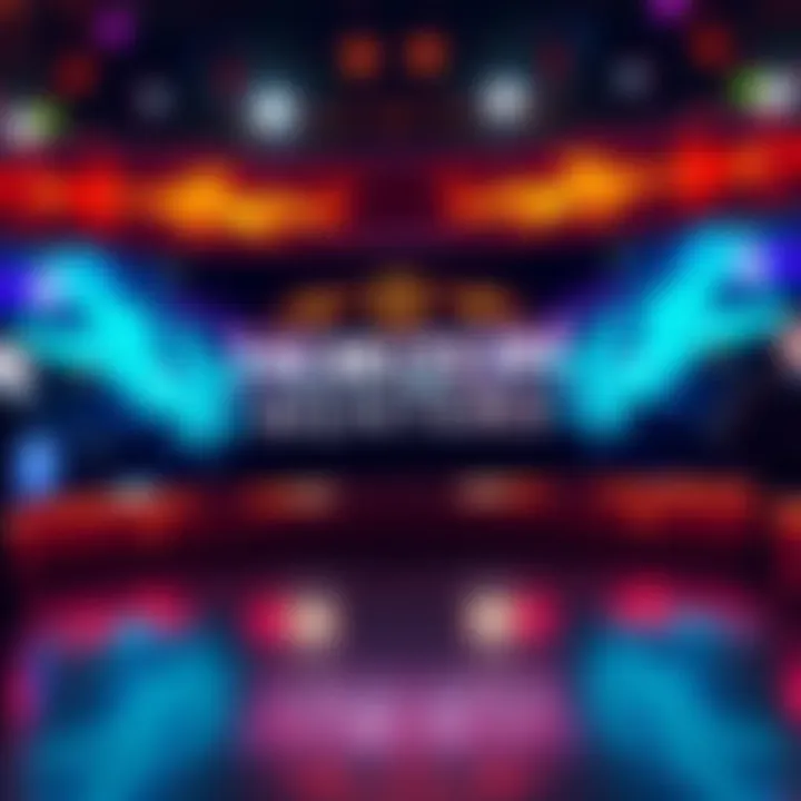 A vibrant display showcasing the Horizon Hunters logo with dynamic visuals symbolizing excitement and adventure.