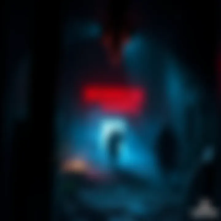 A chilling scene from a horror game featuring a dark, eerie environment with shadowy figures and a tense atmosphere