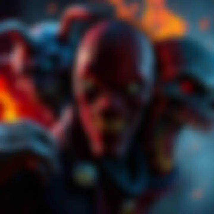 A collage of famous horror game characters including a creepy creature from Little Nightmares and a zombie from Resident Evil.