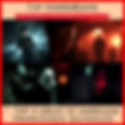 Collage of iconic scenes from Resident Evil, Silent Hill, Fatal Frame, and Outlast showing horror elements