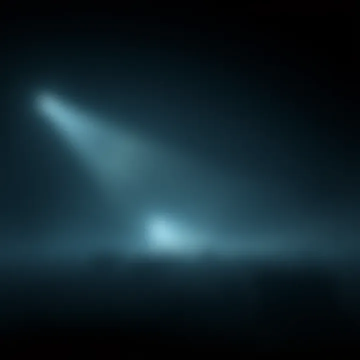 A chilling game environment featuring dim lighting and unsettling shadows, hinting at horror elements