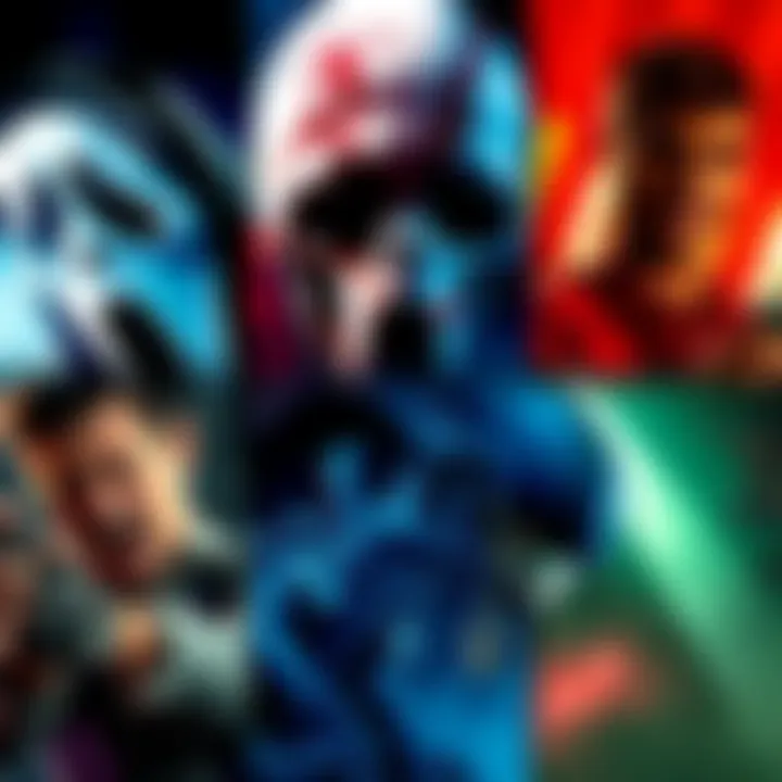 Horror Series for Telltale Game Collage of horror series characters from Scream, Final Destination, Purge, and Alien in a video game setting