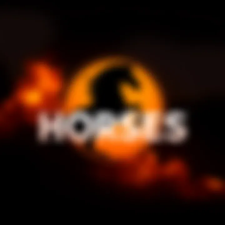 Horses Game Logo Logo of the Horses game reintroduced by Humble, featuring a horse silhouette