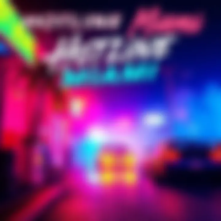 Cover of Hotline Miami soundtrack featuring vibrant colors and retro design, highlighting the new track numbers added to each song.