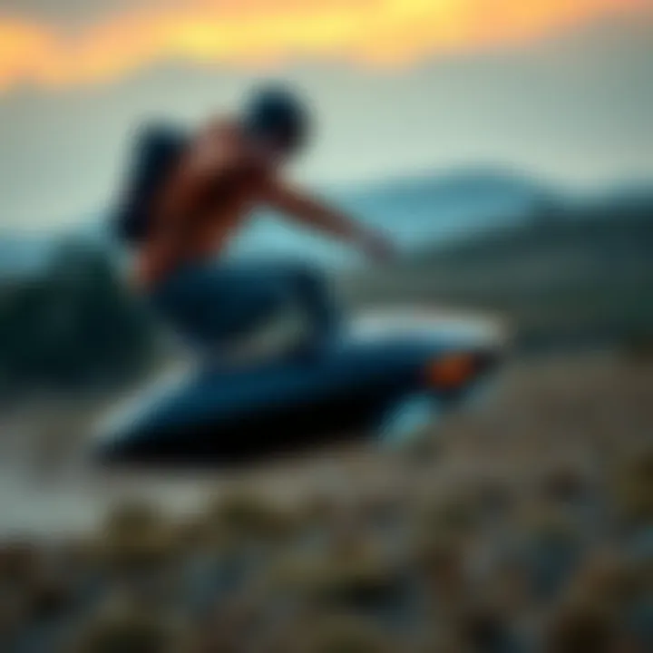 A daring individual exploring fields on a hoverpad outside practice range limits