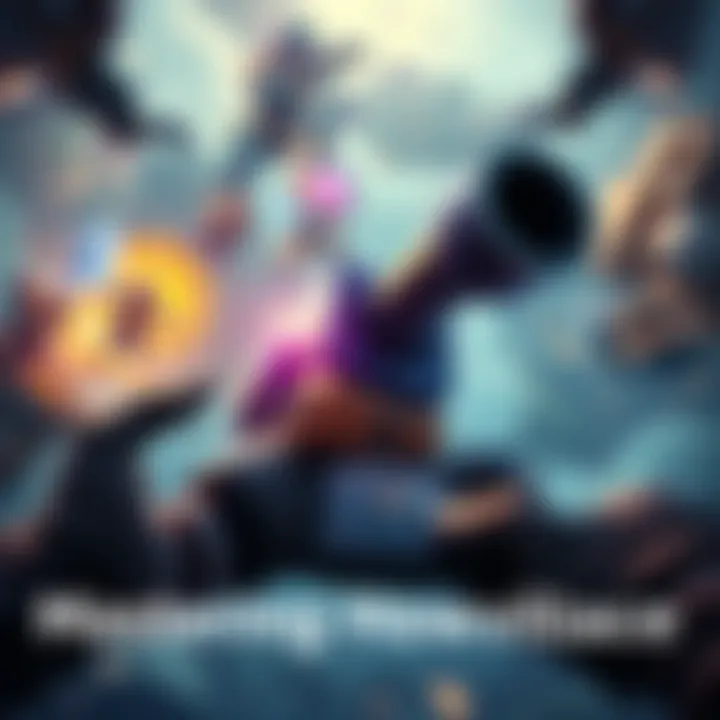 Howitzer in Midlane Gameplay A player controlling Howitzer in the midlane of a game, using abilities to engage teammates and opponents.