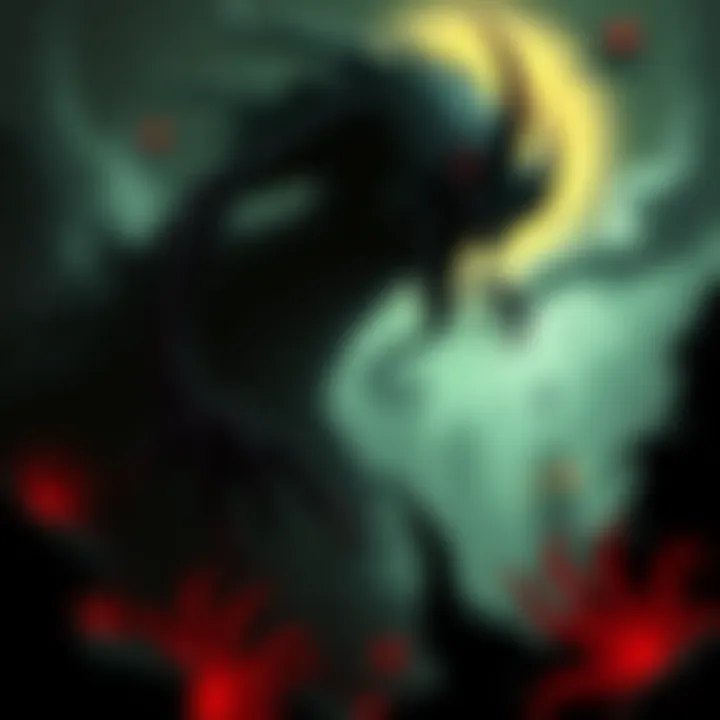 H. P. Lovecraft Game Cover A dark and eerie game cover inspired by H. P. Lovecraft, featuring cosmic horror elements and mysterious creatures.
